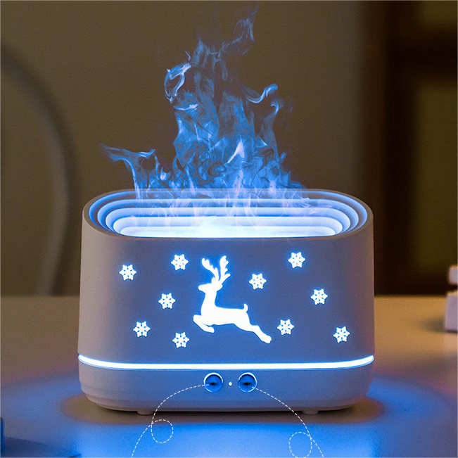 Humidificateur d'air à flamme 3D +  Cadeau 🎁