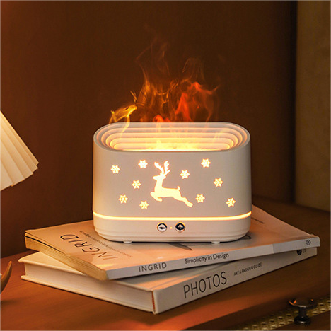 Humidificateur d'air à flamme 3D +  Cadeau 🎁