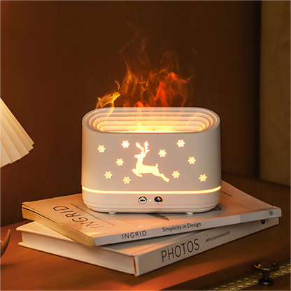 Humidificateur d'air à flamme 3D +  Cadeau 🎁